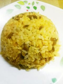 簡単!搾菜DEちょいピリパラパラ炒飯♪-レシピのメイン写真