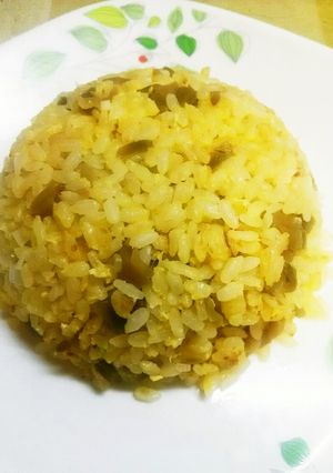 簡単！搾菜DEちょいピリパラパラ炒飯♪-レシピのメイン写真