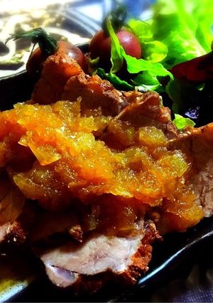 紅茶で☆簡単☆煮豚 オニオンソース-レシピのメイン写真