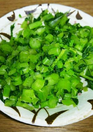 超簡単！大根の葉(茎)で菜飯の素-レシピのメイン写真
