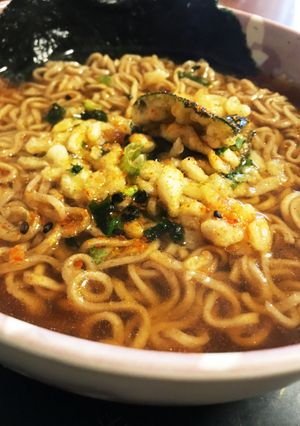 インスタントそばレンジ試験(^.^)-レシピのメイン写真