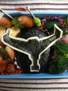 キャラ弁☆キュウレンジャーオウシブラック-レシピのメイン写真
