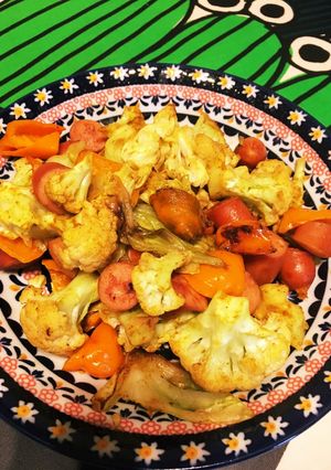 カリフラワーのカレー粉炒め-レシピのメイン写真