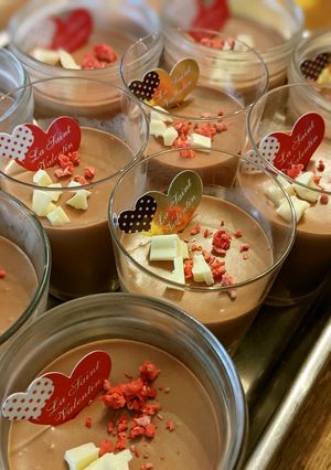 バレンタインに☆ミルクチョコレートムース-レシピのメイン写真