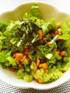 わさび菜と納豆のわさび和え-レシピのメイン写真