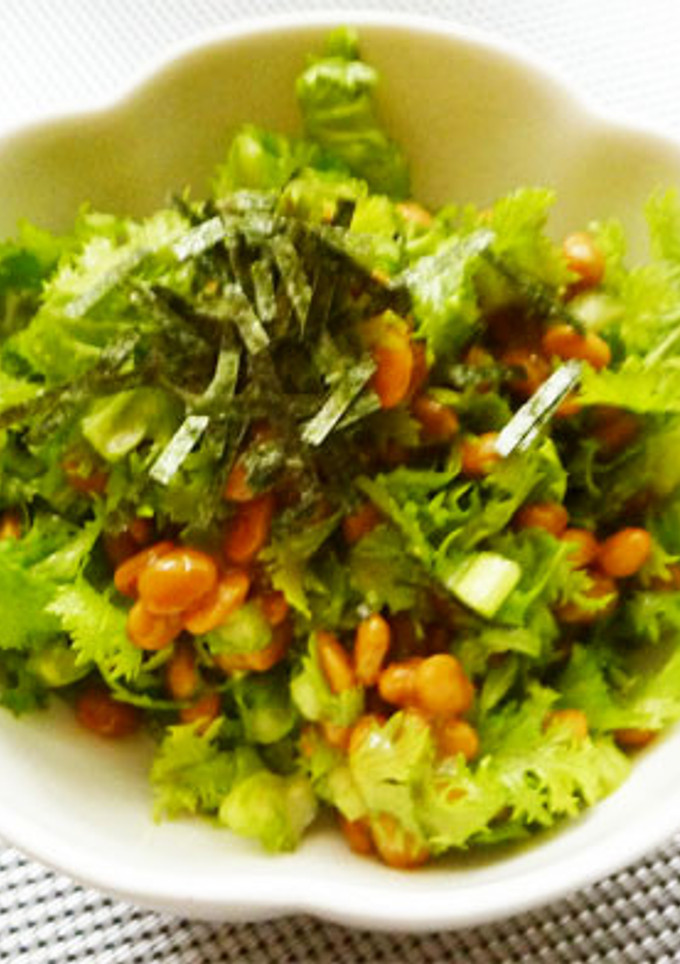 わさび菜と納豆のわさび和え-レシピのメイン写真
