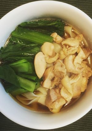 つゆから作る！簡単鳥南蛮うどん。-レシピのメイン写真