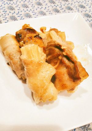 とってもジューシー♡豚バラのえのき巻き-レシピのメイン写真
