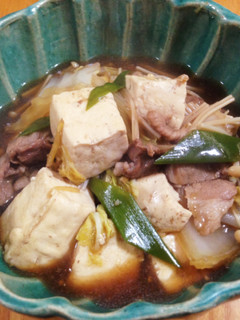 野菜たっぷり肉豆腐-レシピのメイン写真
