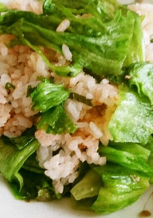 レタスとたらこと大葉のチャーハン-レシピのメイン写真