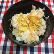 余った鮭で混ぜご飯