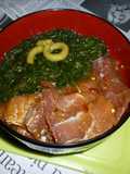 あかもくでまぐろ(山かけではなく)海かけ