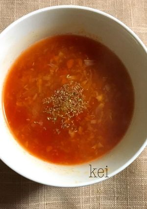 簡単☆野菜たっぷりトマトスープ-レシピのメイン写真
