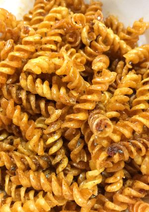 簡単おつまみ ピリ辛パスタ-レシピのメイン写真