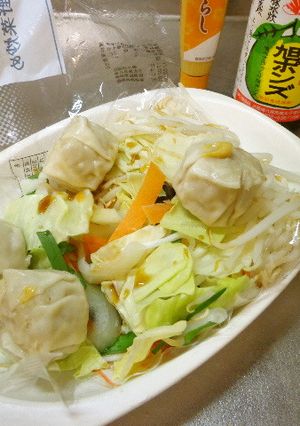 最手握のレンジで蒸し野菜＊肉焼売-レシピのメイン写真