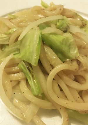 ズボラな焼うどん-レシピのメイン写真