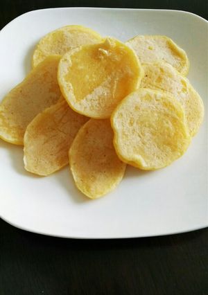 離乳食中期~オレンジ風味の人参パンケーキ-レシピのメイン写真