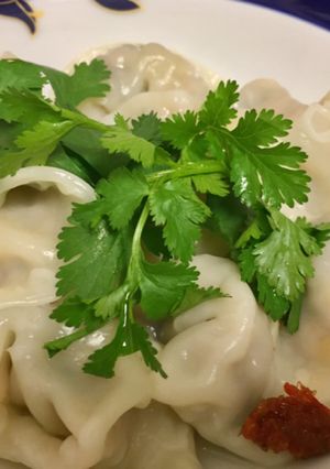 香菜と胡瓜の水餃子-レシピのメイン写真