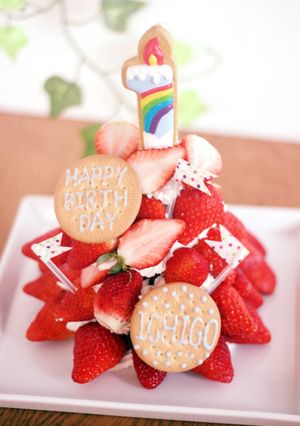 お誕生日に♪子供大喜びのいちごタワー-レシピのメイン写真