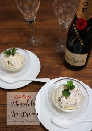 糖質オフ♪チョコアイスクリーム♪-レシピのメイン写真