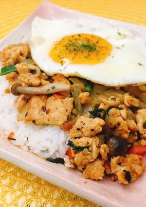 S&Bの調味料ガパオご飯-レシピのメイン写真