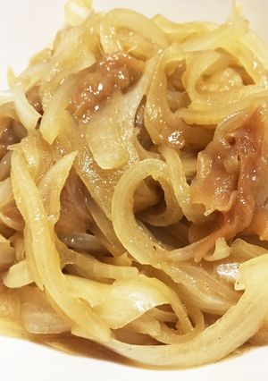 5分で完成♪玉ねぎの柚子ドレ炒め梅肉和え-レシピのメイン写真