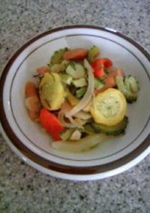 ゴーヤ入り野菜炒め-レシピのメイン写真