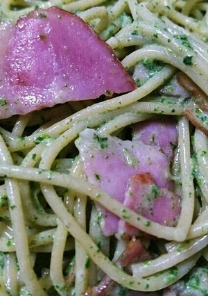 ほうれん草パスタ-レシピのメイン写真