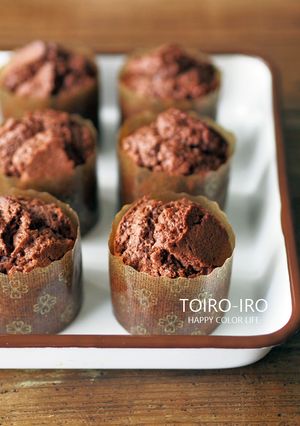 簡単でふんわり美味しい♡チョコマフィン-レシピのメイン写真