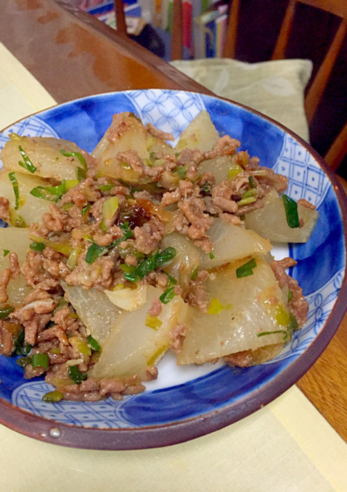 大根とひき肉の甘辛炒め煮♪-レシピのメイン写真