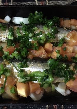 丸干しイワシのポン酢オーブン焼き-レシピのメイン写真