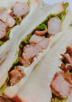 サンドイッチ(照り焼きチキン)-レシピのメイン写真