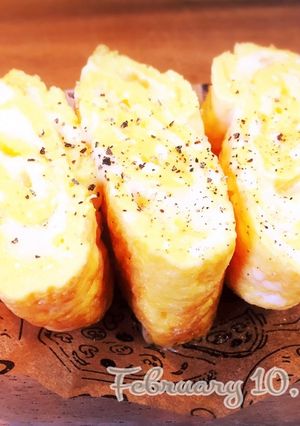 お弁当のおかずにチーズ卵焼き♬-レシピのメイン写真