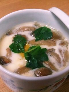なめこの茶碗蒸し♪白だしで簡単-レシピのメイン写真