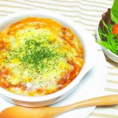 รูปของ 簡単★きのこデミハンバーグドリア