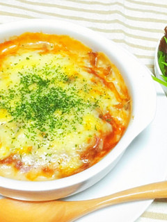 簡単★きのこデミハンバーグドリア-レシピのメイン写真