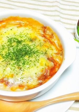 簡単★きのこデミハンバーグドリア-レシピのメイン写真