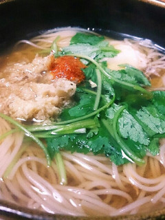 あつあつそうめん♪生姜たっぷり-レシピのメイン写真