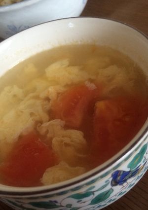 簡単♪~トマトとタマゴのほっこりスープ-レシピのメイン写真