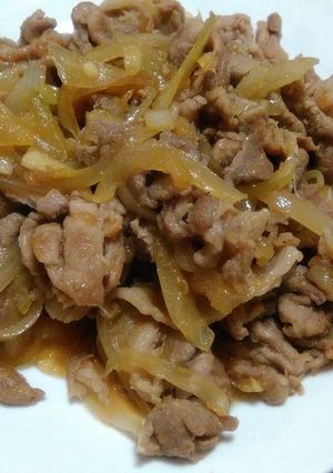 いい匂いだね! “豚肉しょうが焼き”だよ-レシピのメイン写真