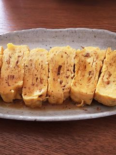 旦那さん作☆卵焼き青じそドレッシングがけ-レシピのメイン写真