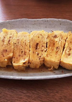 旦那さん作☆卵焼き青じそドレッシングがけ-レシピのメイン写真
