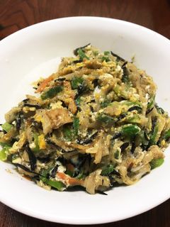 余った切干大根で、卵とじ丼-レシピのメイン写真