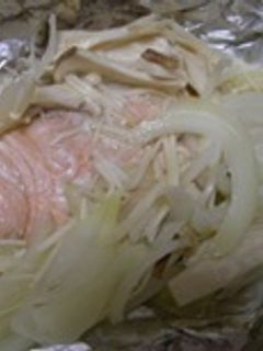 鮭とキノコのホイル焼き-レシピのメイン写真