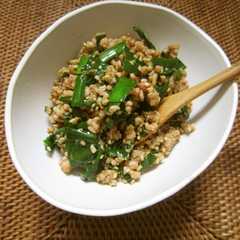 รูปของ 栄養満点!ニラ入り肉味噌