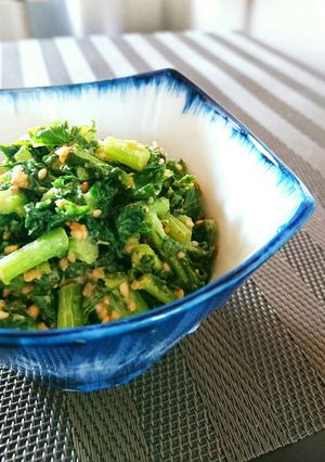 大根葉の胡麻味噌炒め-レシピのメイン写真