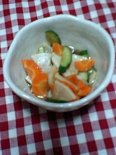 色んな野菜でピリ辛漬物-レシピのメイン写真