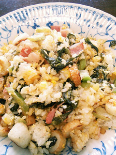 高菜と沢庵のチャーハン-レシピのメイン写真