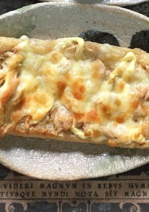 ツナマヨ油揚げピザ-レシピのメイン写真