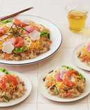 パーティーにも♪釜めしdeちらしずし